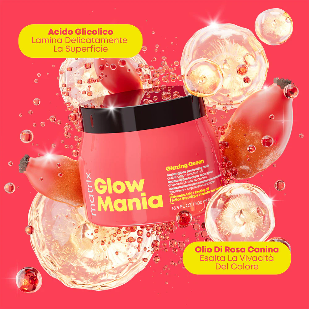 Matrix Haircare Glow Mania Mask 500ml - maschera capelli spenti e colorati - Image 4