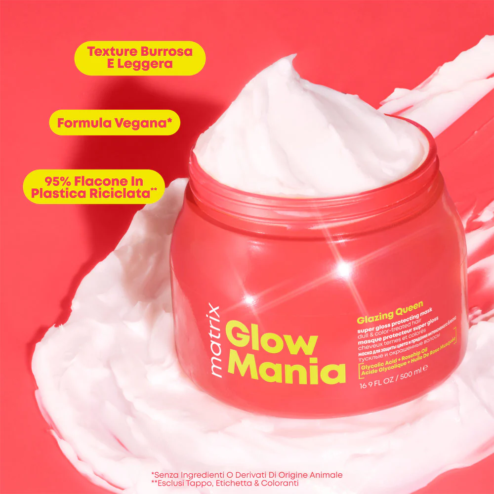 Matrix Haircare Glow Mania Mask 500ml - maschera capelli spenti e colorati - Image 6