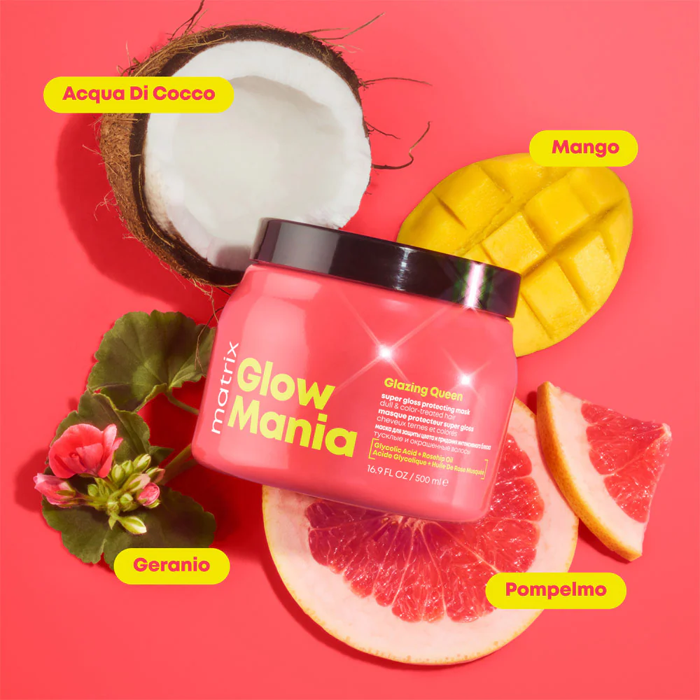 Matrix Haircare Glow Mania Mask 500ml - maschera capelli spenti e colorati - Image 8