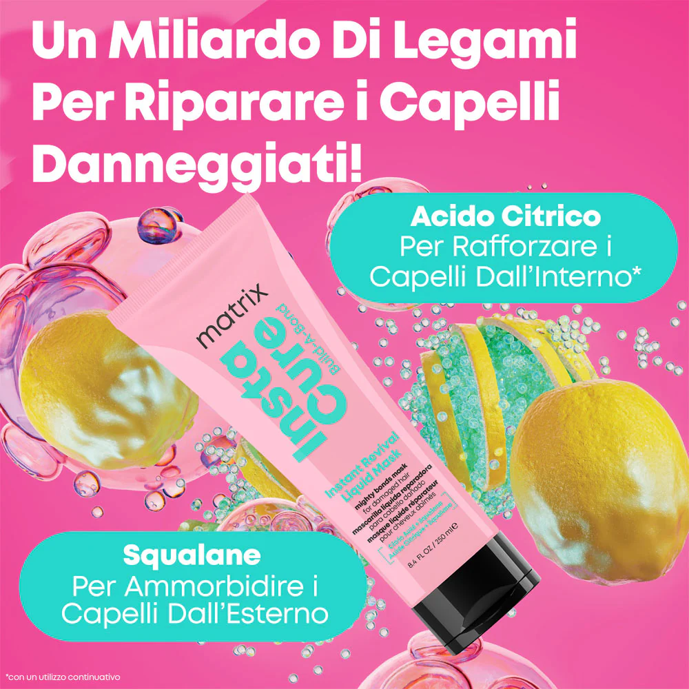Matrix Instacure Build A Bond Mask 250ml - maschera riparatrice capelli danneggiati - Image 6