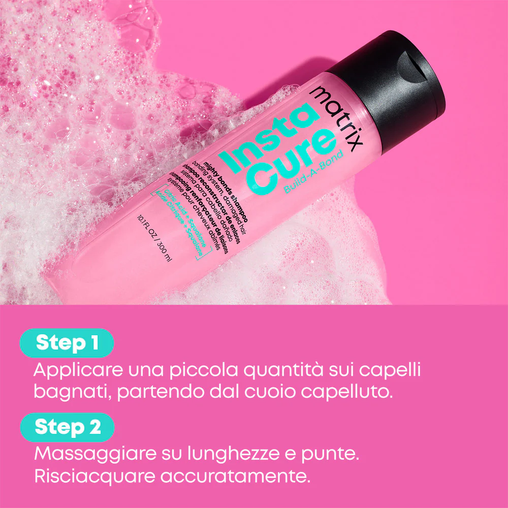 Matrix Instacure Build A Bond Shampoo 300ml - shampoo capelli danneggiati - Image 6