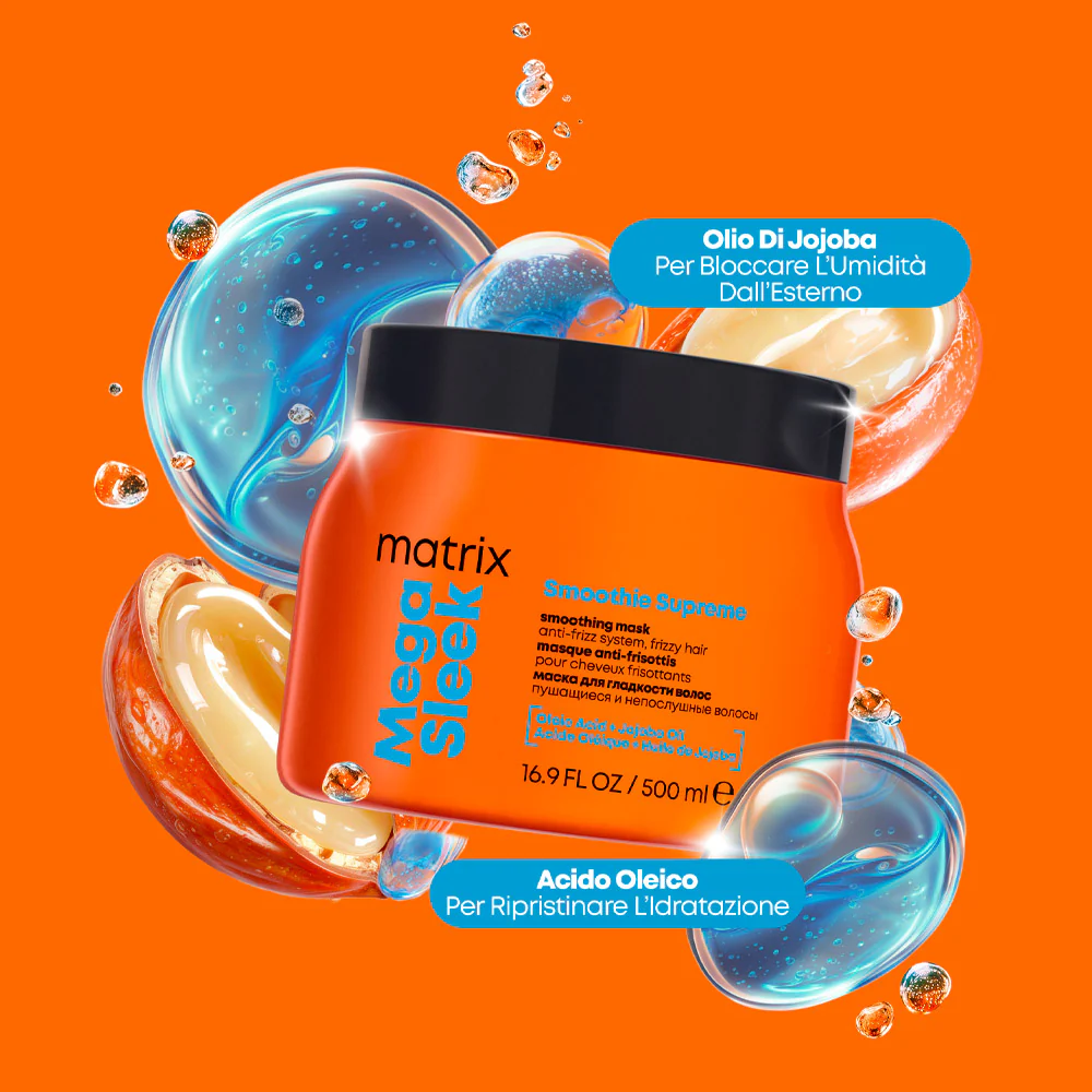 Matrix Haircare Mega Sleek Mask 500ml - maschera levigante anti-crespo - Image 2