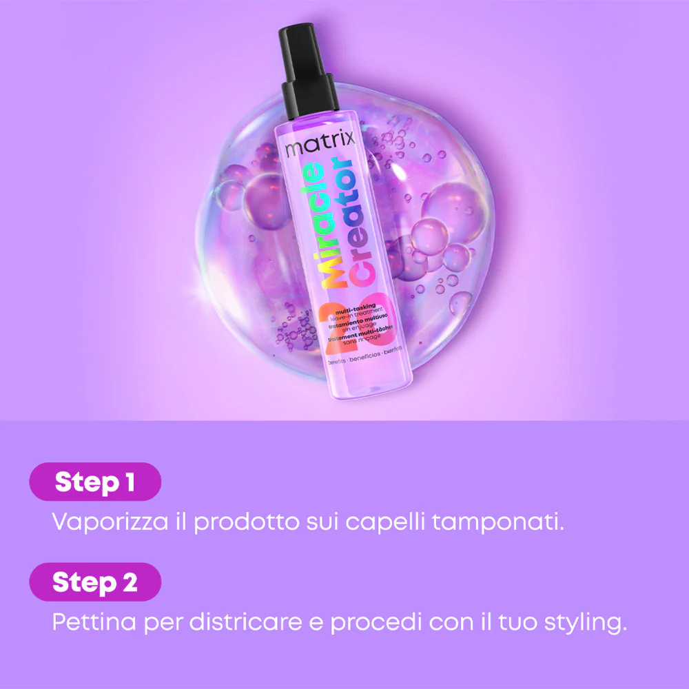 Matrix Miracle Creator 100ml - trattamento leave-in multibenefico - Image 5