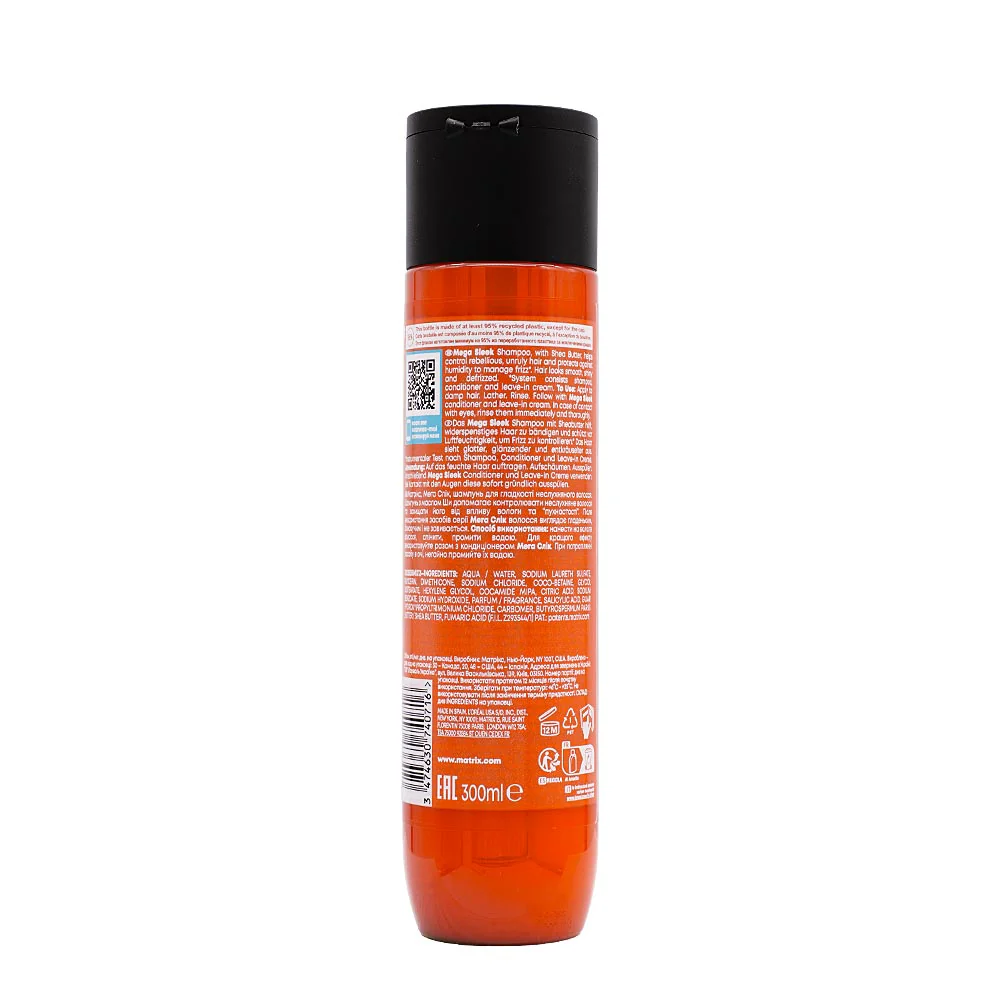 Matrix Haircare Mega Sleek Shampoo 300ml - shampoo anticrespo - Image 4