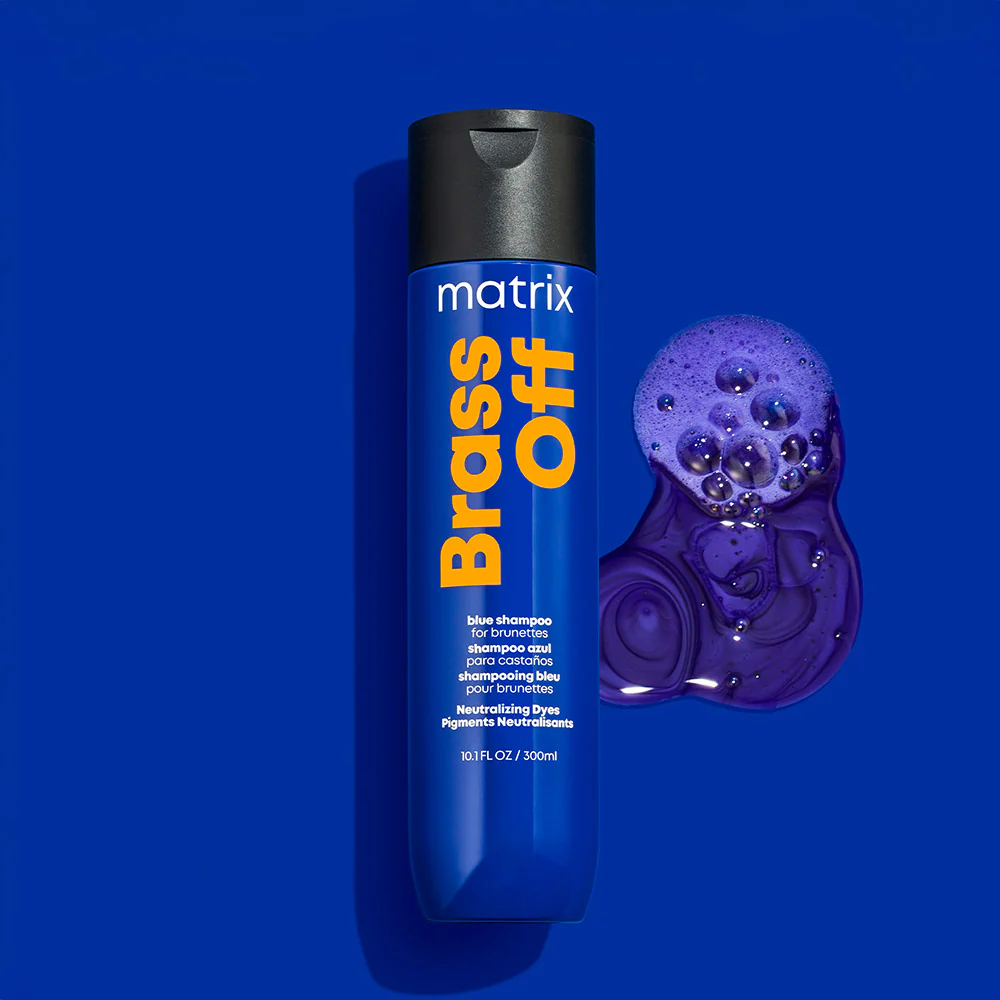 Matrix Haircare Brass Off Shampoo 300ml - shampoo neutralizzante anti arancio - Image 2