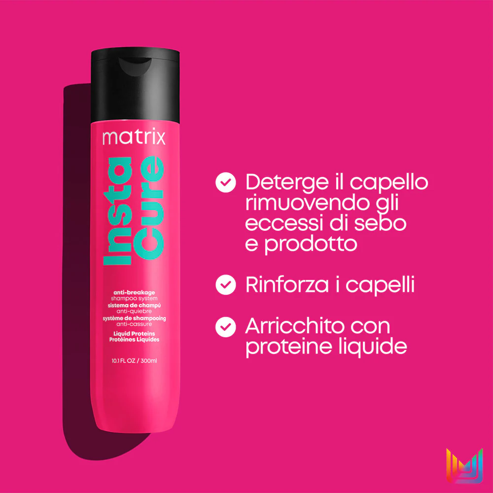 Matrix Haircare Instacure Shampoo 300ml - shampoo anti rottura per capelli danneggiati - Image 4