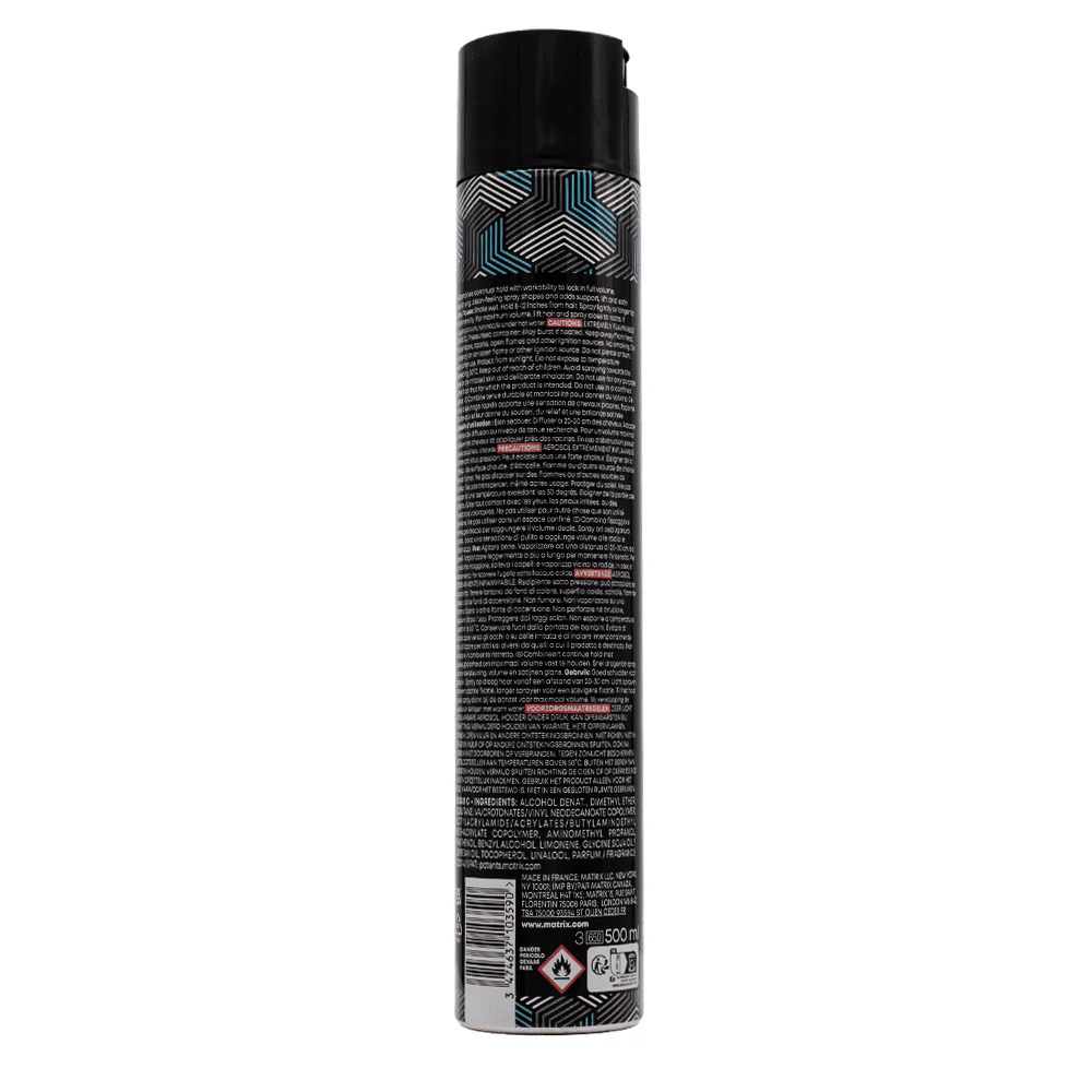 Matrix Vavoom Freezing Spray Extra Full 500ml - lacca volumizzante - Image 3