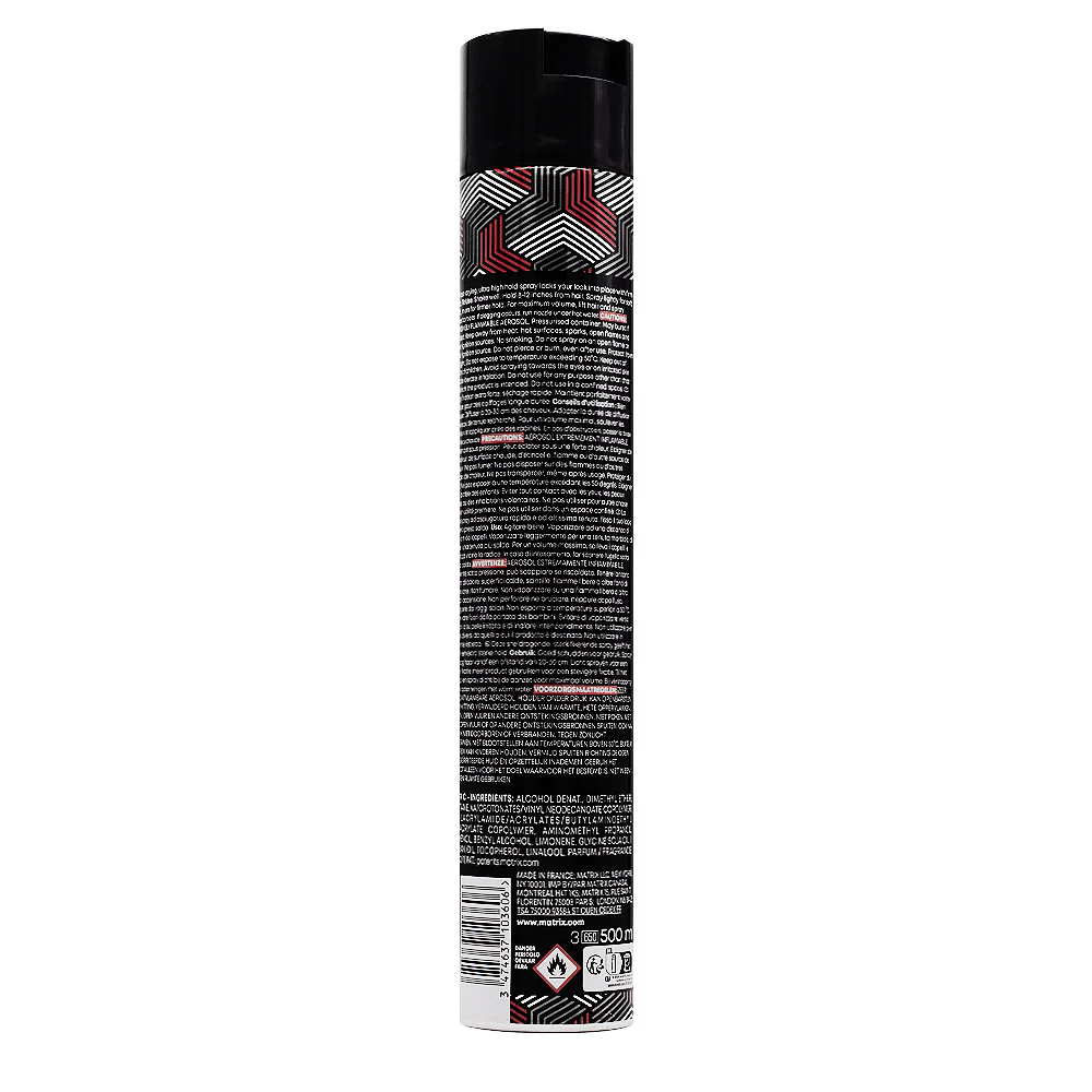 Matrix  Vavoom Freezing Spray Extra Hold 500ml - lacca fissaggio estremo - Image 4