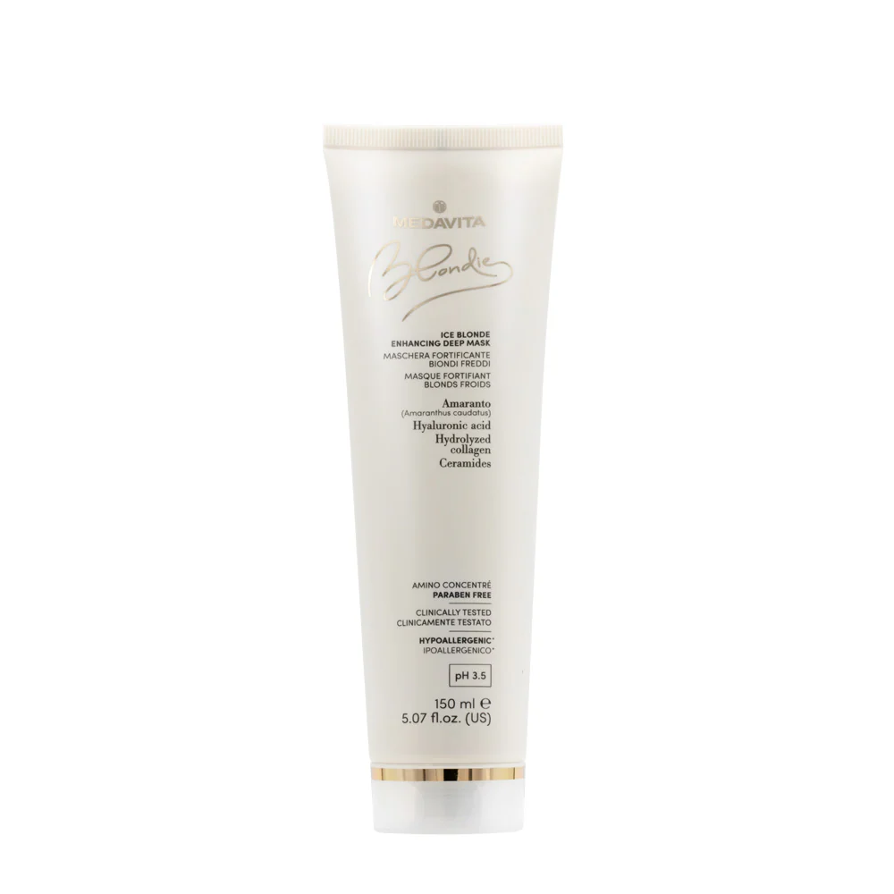 Medavita Blondie Ice Blonde Enhancing Deep Mask 150ml - maschera riflessante biondi freddi