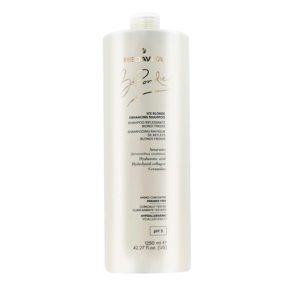 Medavita Blondie Ice Blonde Enhancing Shampoo 1250ml - shampoo riflessante biondi freddi
