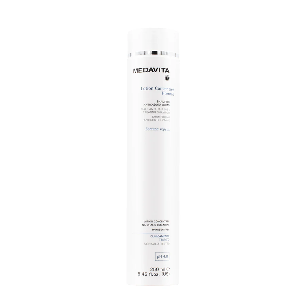 Medavita Cute Lotion Concentrée Homme Anti Hair Loss Treating Shampoo 250ml - shampoo anticaduta uomo pH 4.8