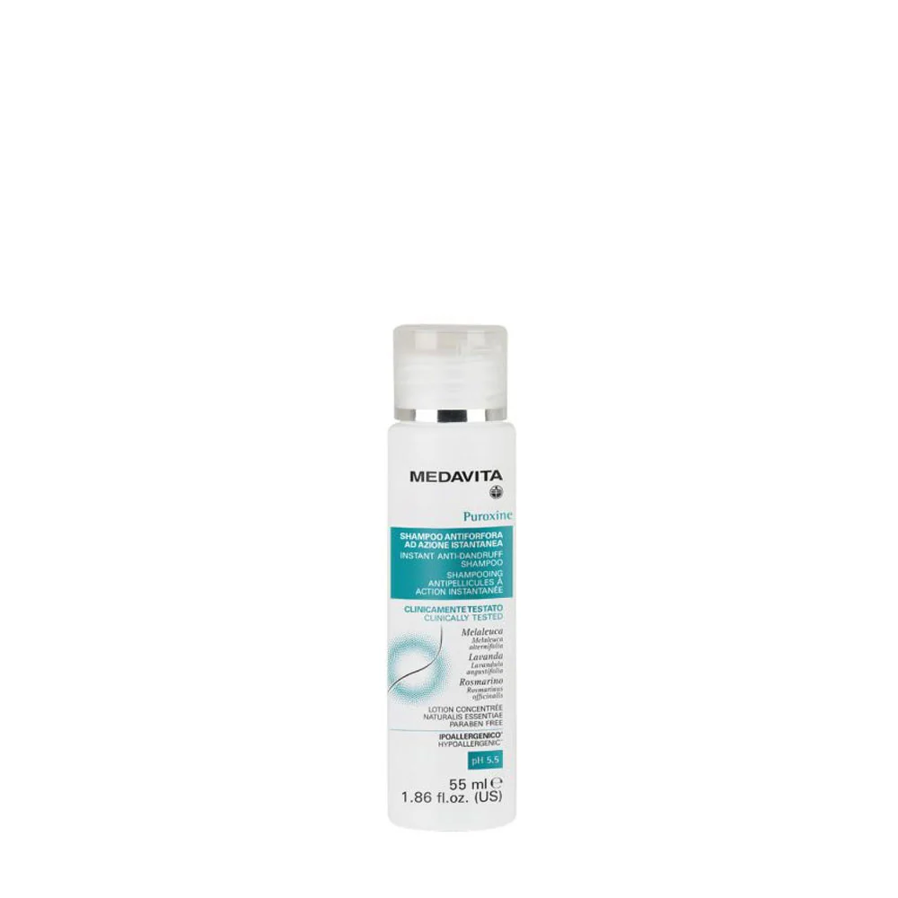 Medavita Cute Puroxine Instant Anti-Dandruff Shampoo 55ml - shampoo antiforfora istantaneo pH 5.5