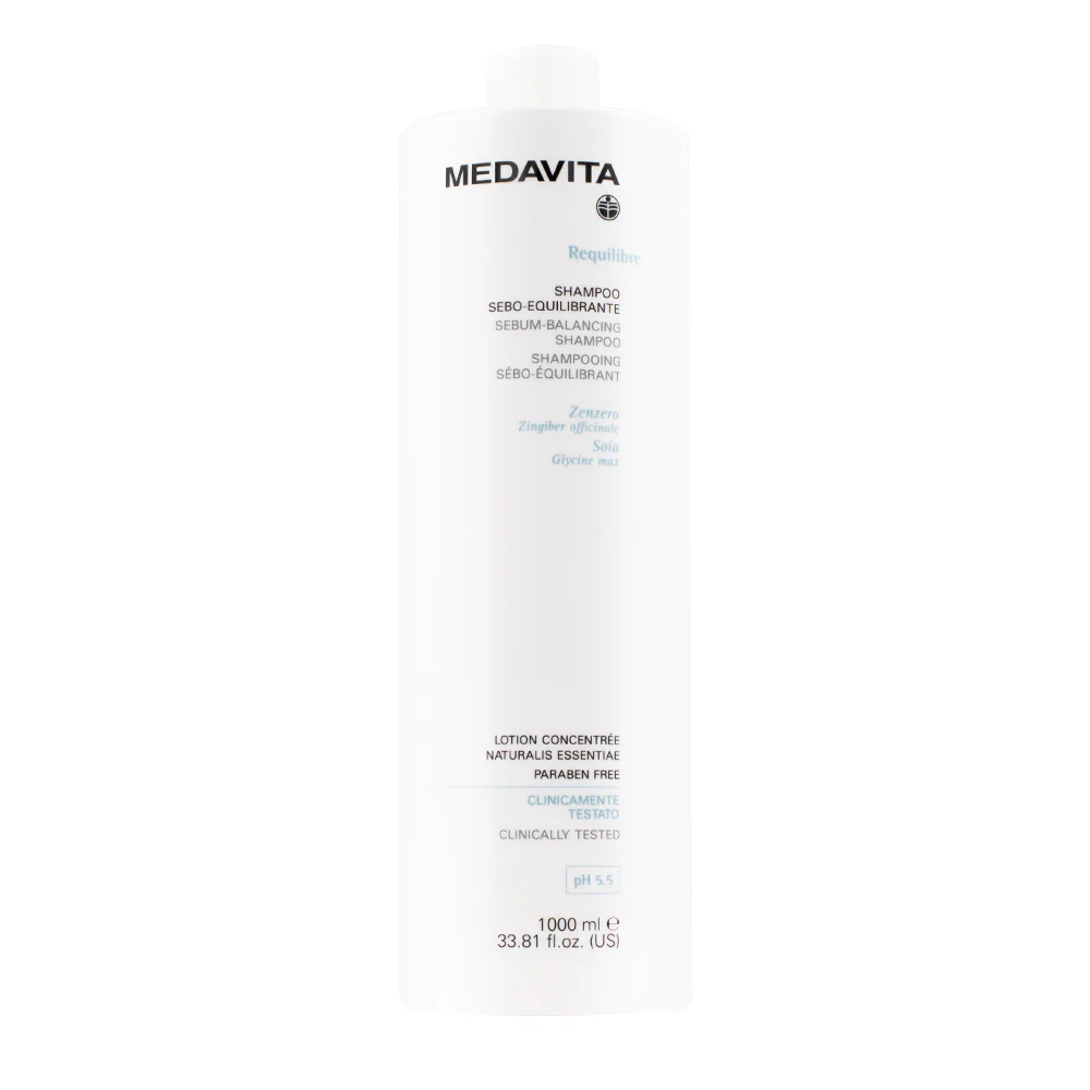 Medavita Cute Requilibre Sebum-Balancing Shampoo 1000ml - shampoo sebo-equilibrante pH 5.5