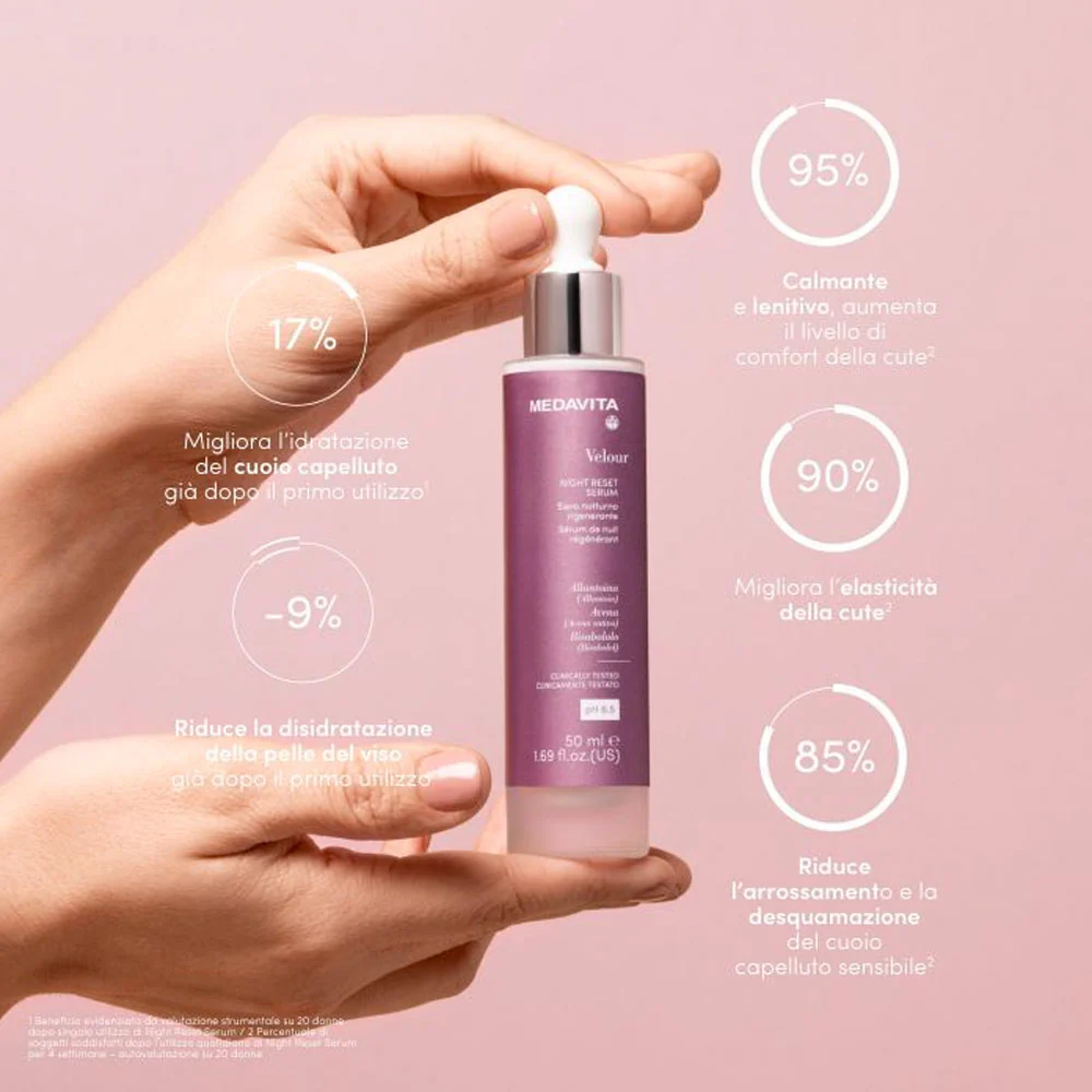 Medavita Cute Velour Night Reset Serum 50ml - siero notturno rigenerante - Image 3
