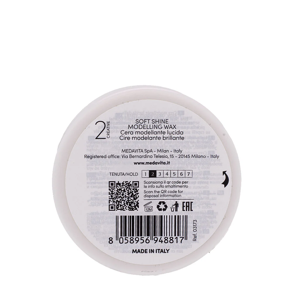 Medavita Idol Soft Shine Modelling Wax 2 100ml - cera modellante lucida - Image 2