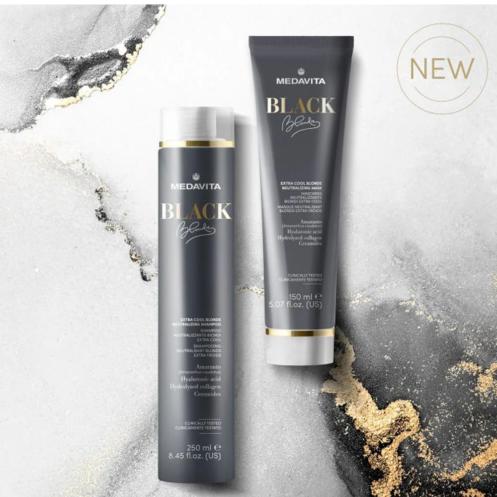 Medavita Lunghezze Blondie Black Extra Cool Blonde Neutralizing Mask 150ml - maschera neutralizzante biondi extra cool - Image 2