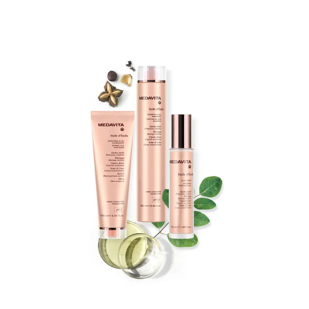 Medavita Lunghezze Huile D'Etoile Captivating Oils Shampoo 55ml - shampoo - Image 2