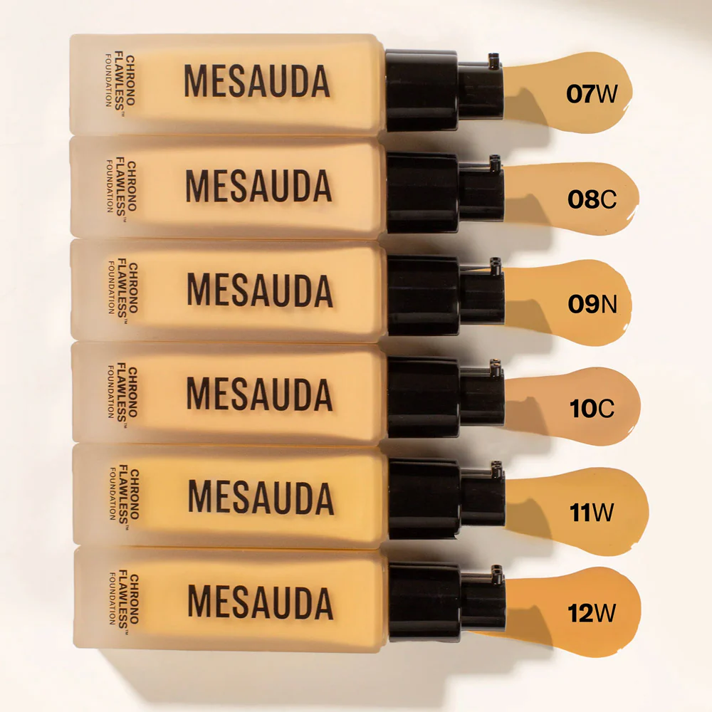 Mesauda Beauty Chrono Flawless Foundation 12W 30ml - fondotinta fluido a lunga tenuta - Image 2