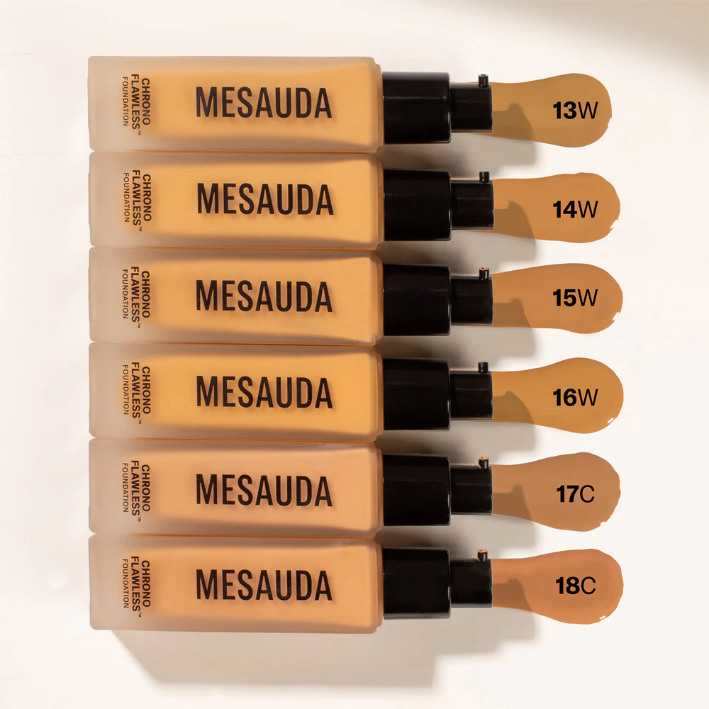 Mesauda Beauty Chrono Flawless Foundation 16W 30ml - fondotinta fluido a lunga tenuta - Image 2