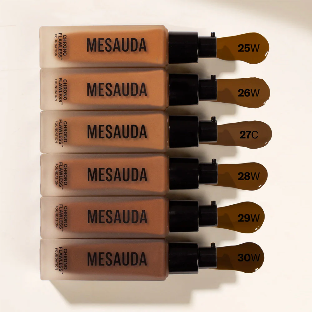 Mesauda Beauty Chrono Flawless Foundation 30W 30ml - fondotinta fluido a lunga tenuta - Image 2