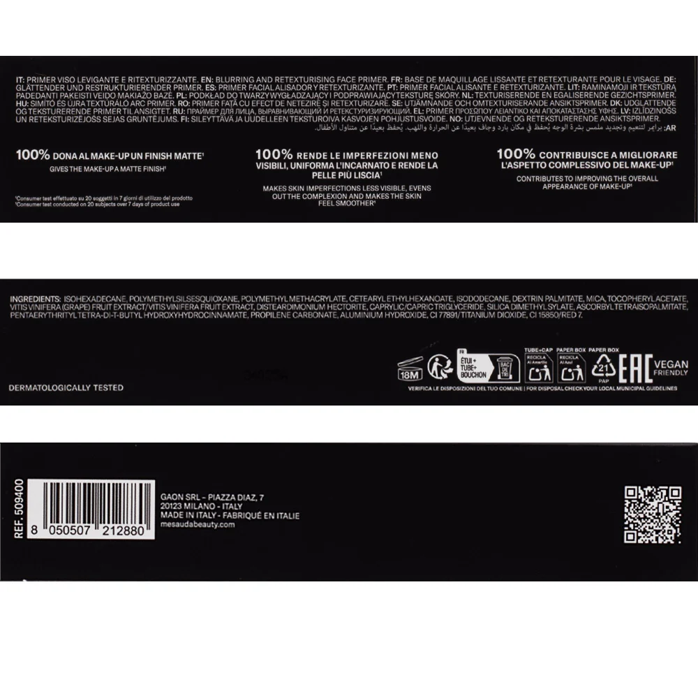 Mesauda Beauty Chrono Flawless Primer 30ml - primer cremoso - Image 3