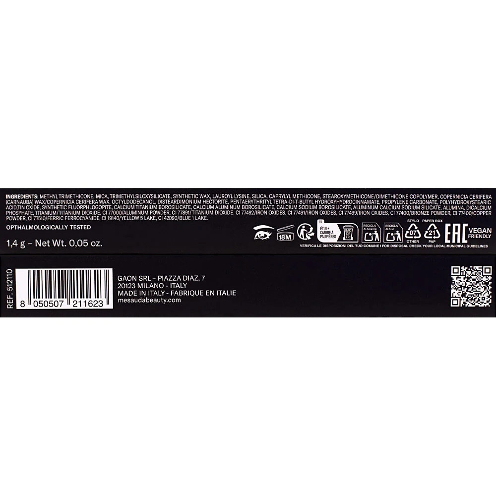 Mesauda Beauty Drawmatic Shadow 110 Halo 1.4gr - ombretto stylo multiuso - Image 5
