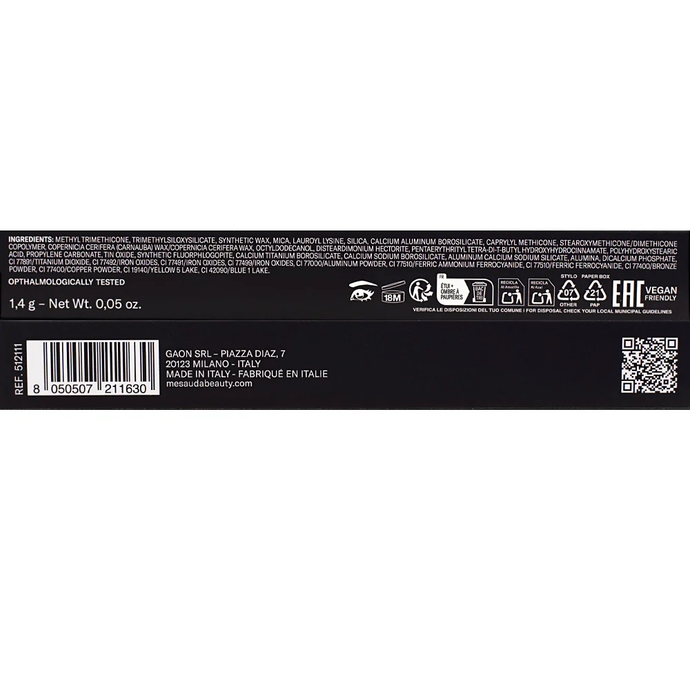 Mesauda Beauty Drawmatic Shadow 111 Bronzed 1.4gr  - ombretto stylo multiuso - Image 5