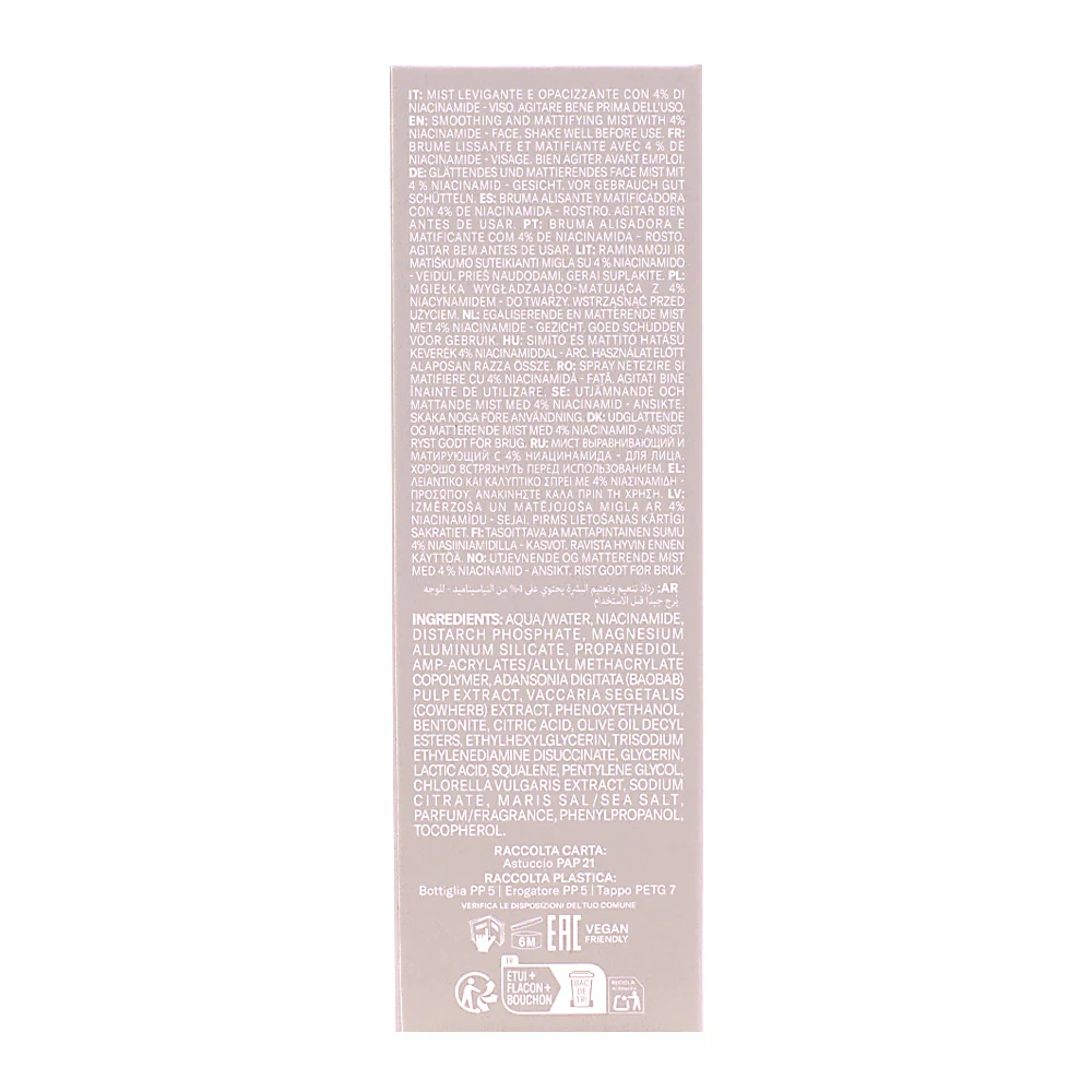 Mesauda Beauty Matterialist Blurring Mist 4% Niacinamide 75ml - tonico opacizzante - Image 5