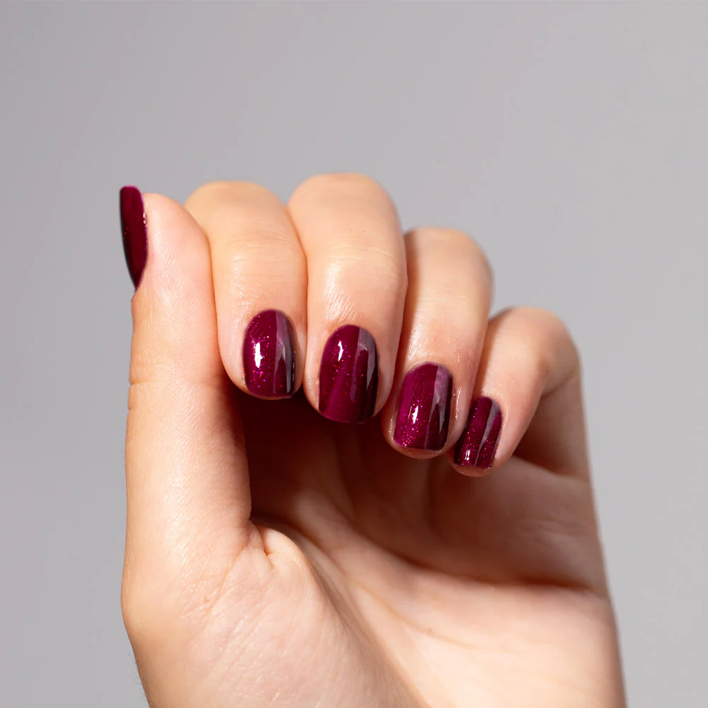 Mesauda Lacqwear Gel Polish 280 Black Cherry 10ml  - smalto semipermanente - Image 3
