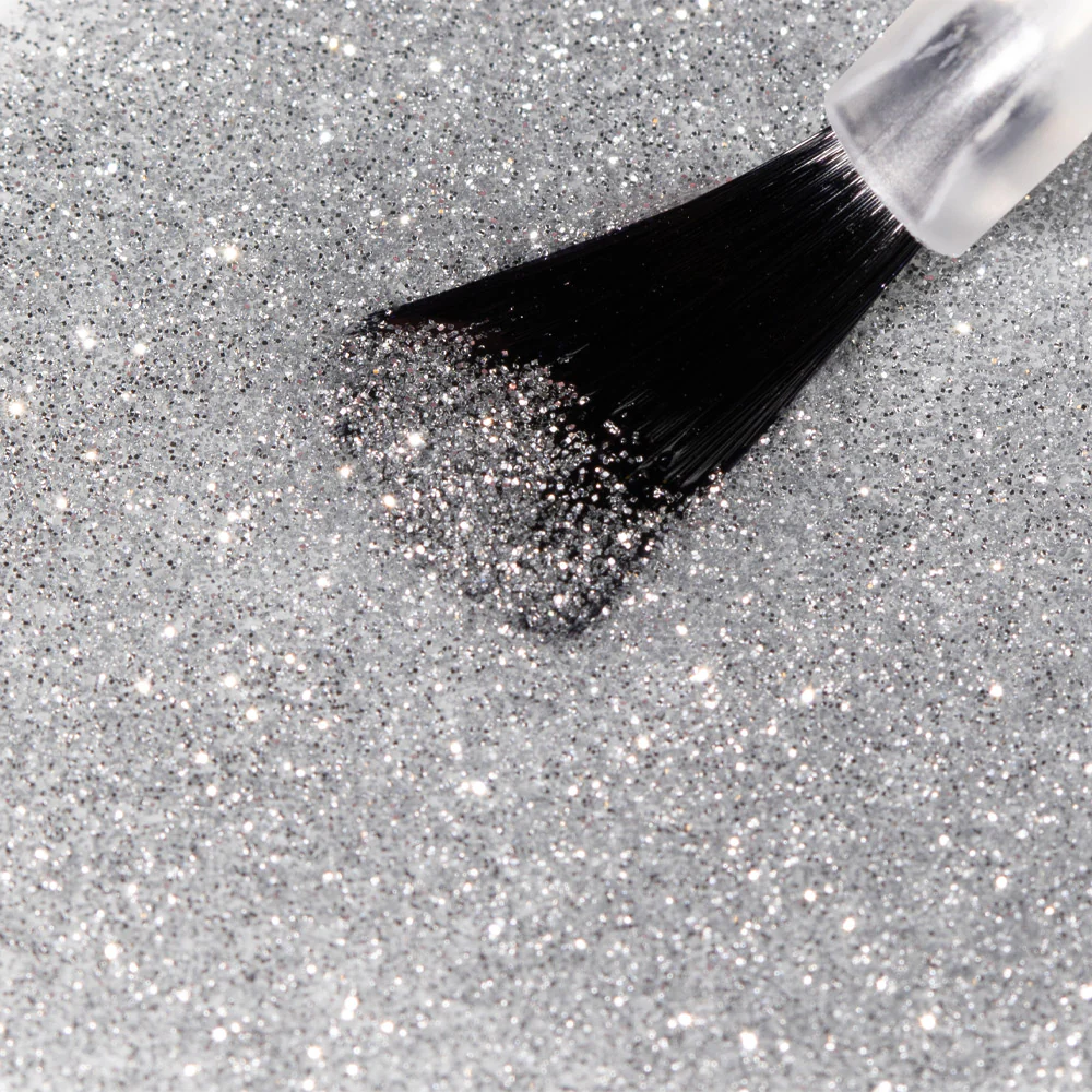 Mesauda Lacqwear Gel Polish 47 Glitter Silver 10ml - smalto semipermanente - Image 2