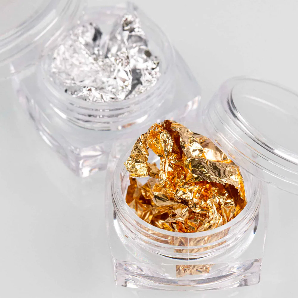 My Nail Pro Crumpled Foil Silver 0,3 gr - foil metallici per nail art - Image 3