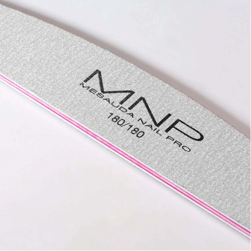 My Nail Pro MNP Lima Arco Zebra Anima Dark Pink 180/180 6pz - lima per unghie ad arco - Image 2