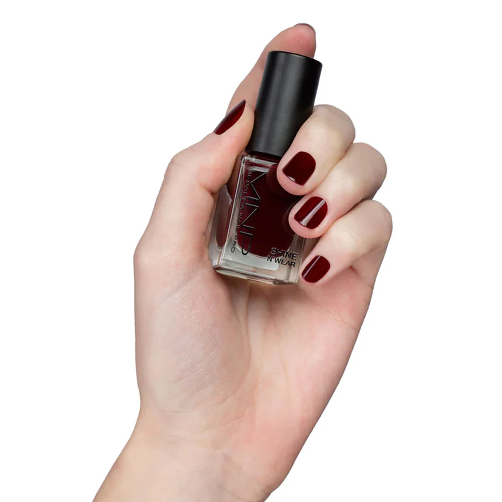 My Nail Pro MNP Shine N' Wear 201 Rouge Noir 10ml- smalto classico - Image 2