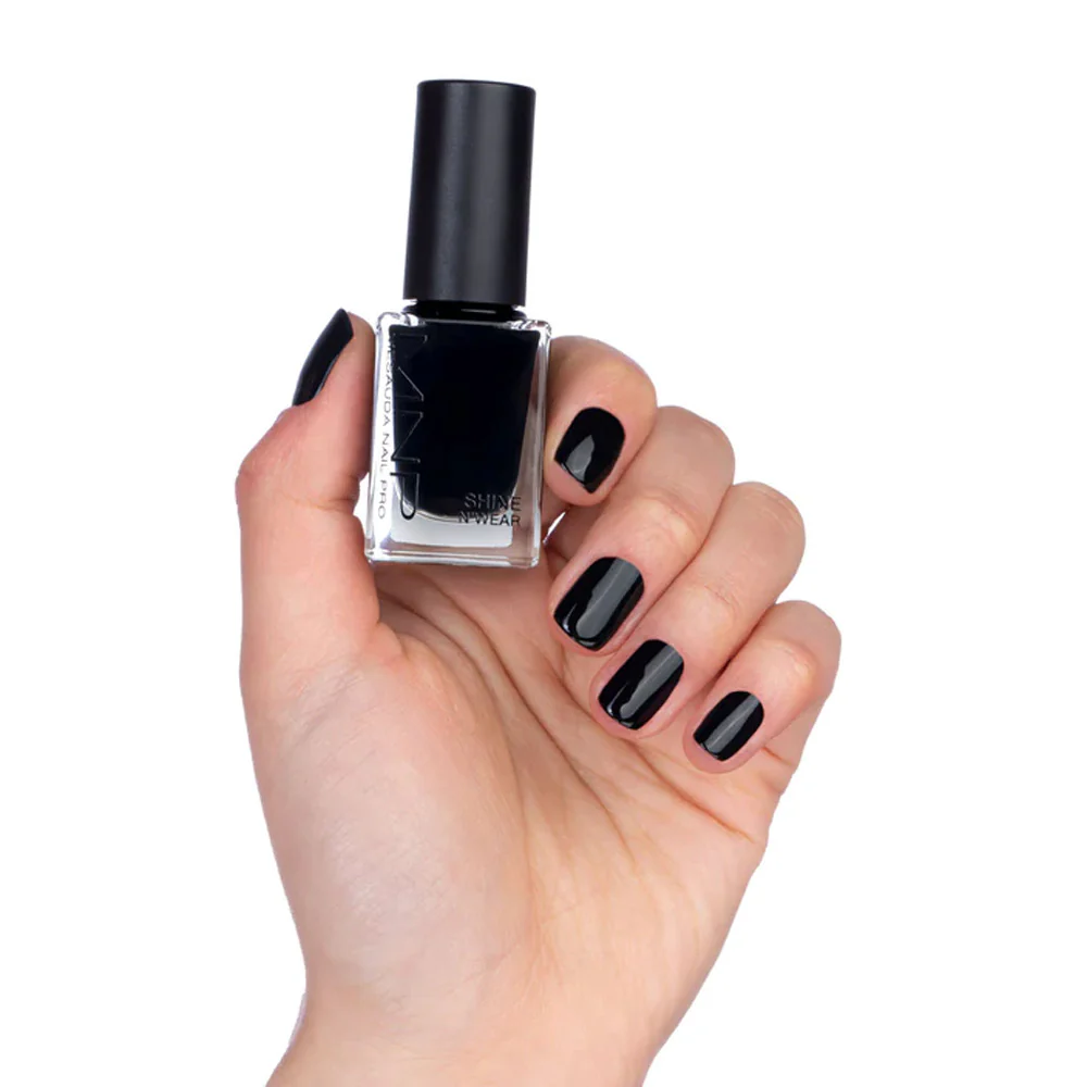 My Nail ProMNP Shine N' Wear 229 Back To Black 10ml- smalto classico - Image 2