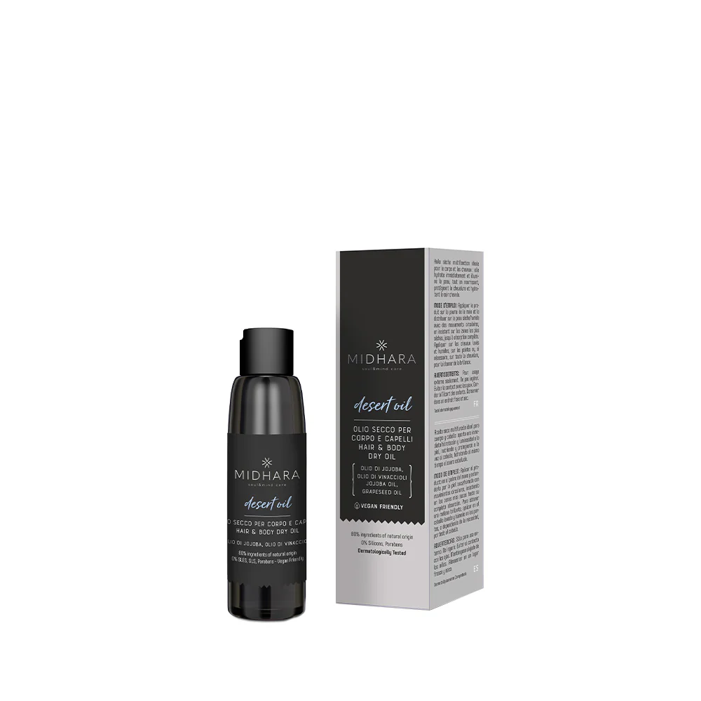 Midhara Body & Soul Desert Oil 125ml - olio secco per viso, corpo e capelli - Image 2