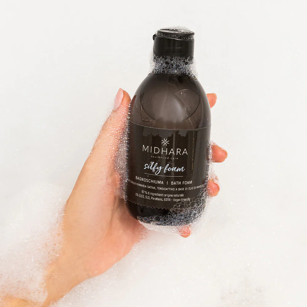Midhara Body & Soul Silky Foam 300ml - bagnoschiuma delicato - Image 3