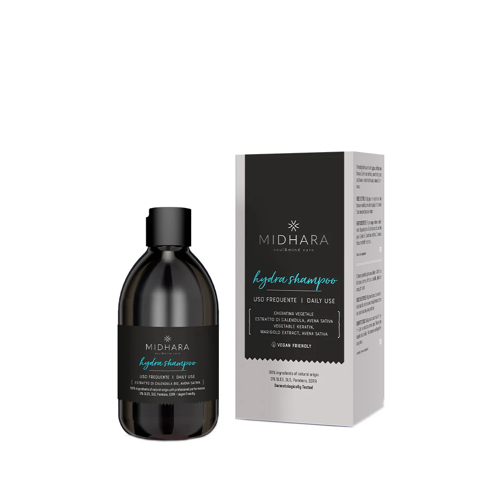 Midhara Hair & Soul Hydra Shampoo 300ml - shampoo per uso frequente - Image 2