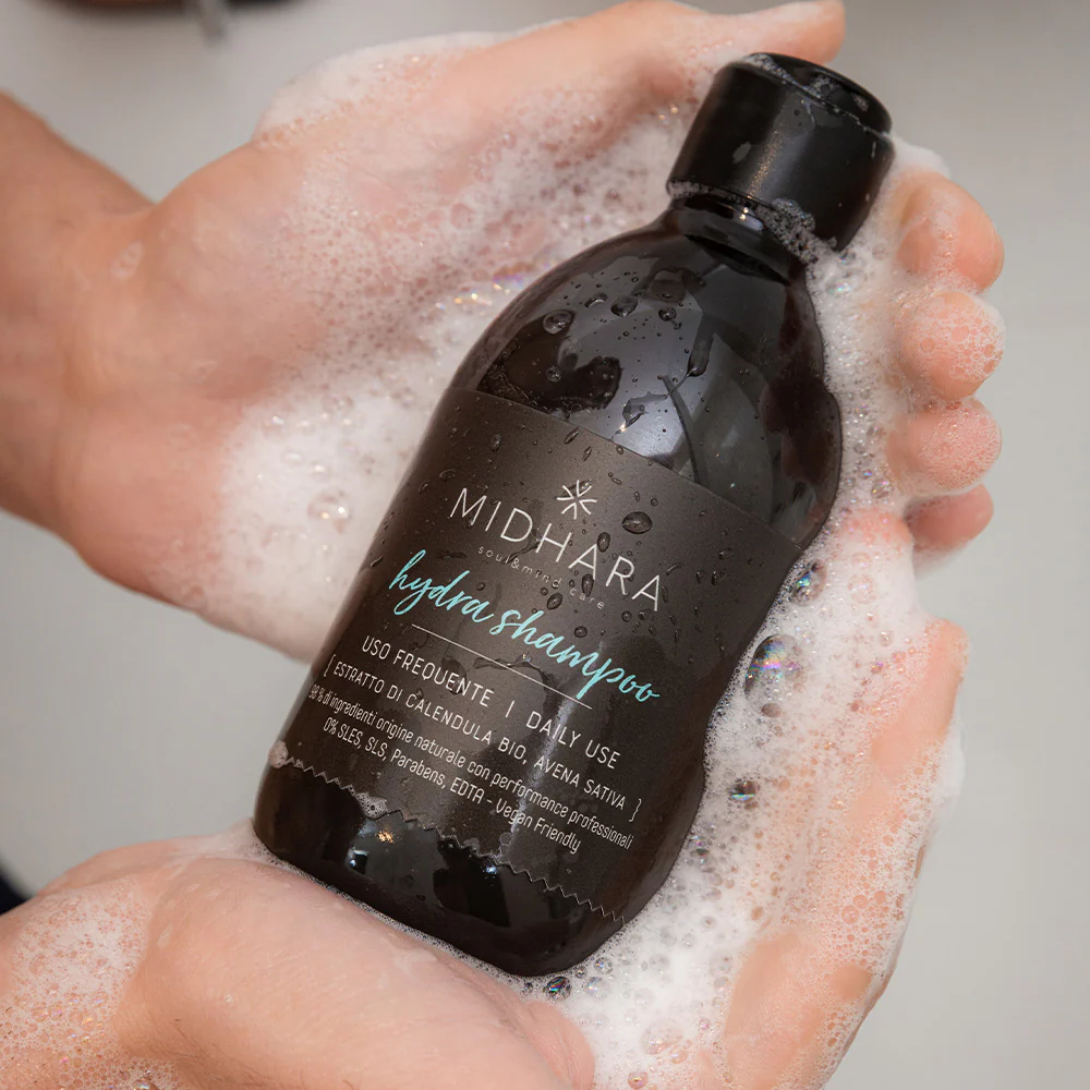Midhara Hair & Soul Hydra Shampoo 300ml - shampoo per uso frequente - Image 3