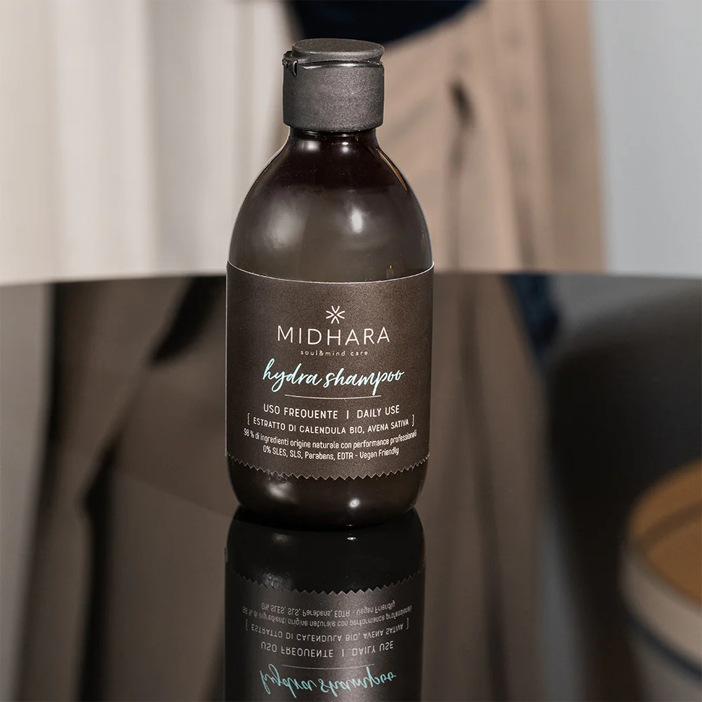 Midhara Hair & Soul Hydra Shampoo 300ml - shampoo per uso frequente - Image 4