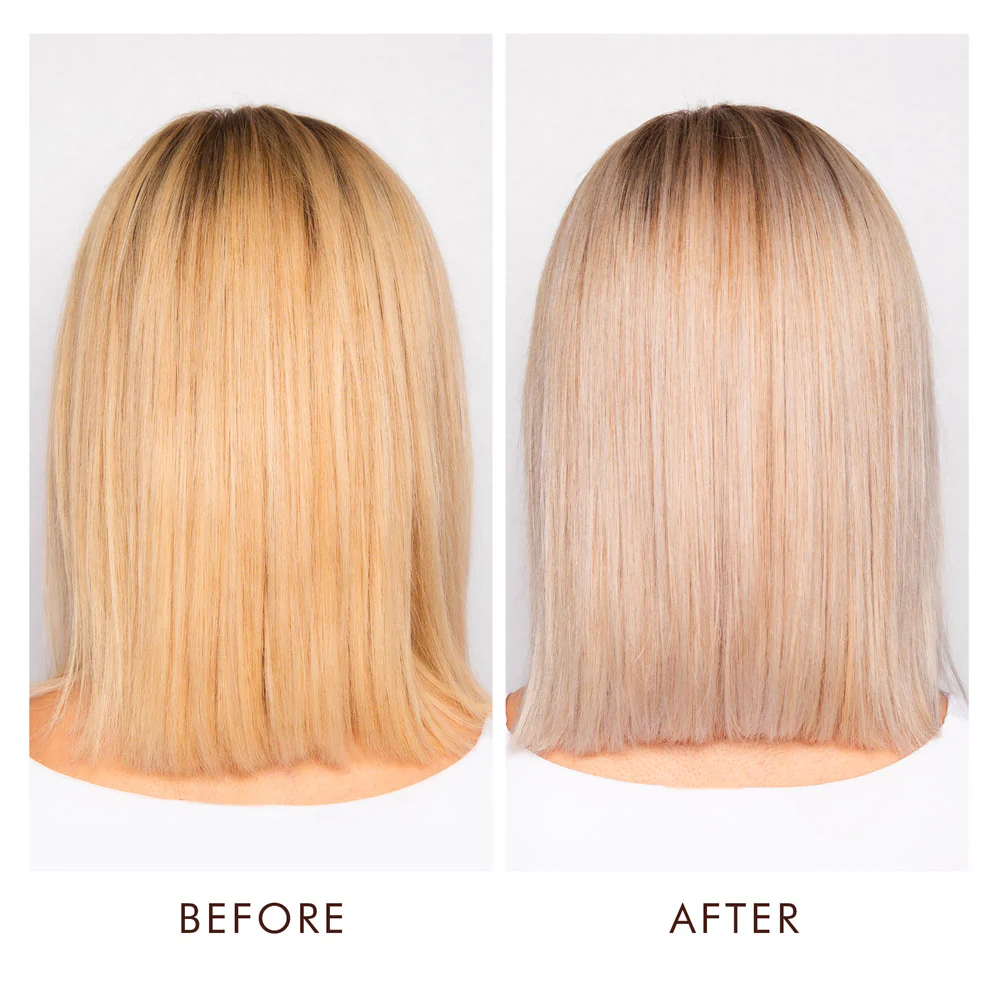 Moroccanoil Blonde Perfecting Purple Shampoo 200ml -  shampoo antigiallo capelli biondi - Image 5