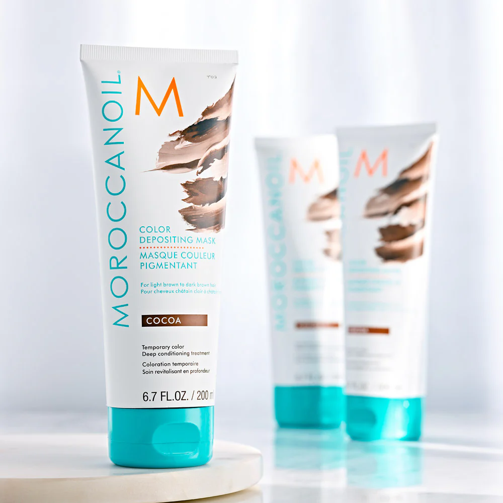 Moroccanoil Color Deposit Mask Cocoa 200ml - maschera colorata cacao - Image 5