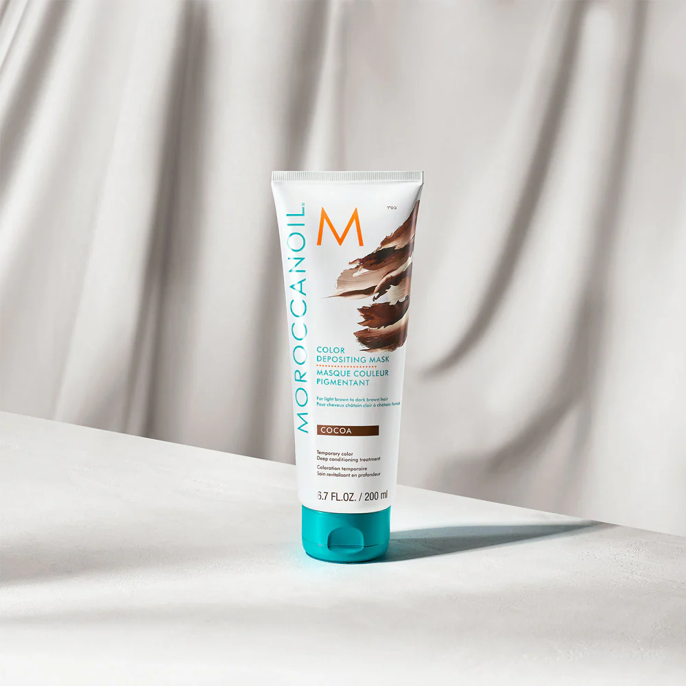 Moroccanoil Color Deposit Mask Cocoa 200ml - maschera colorata cacao - Image 6
