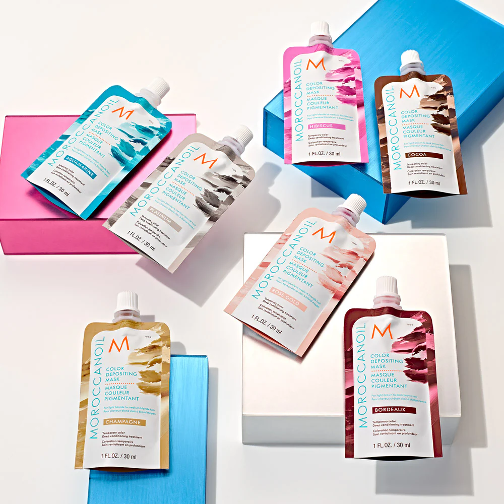 Moroccanoil Color Deposit Mask Cocoa 30ml - maschera colorata cacao - Image 5