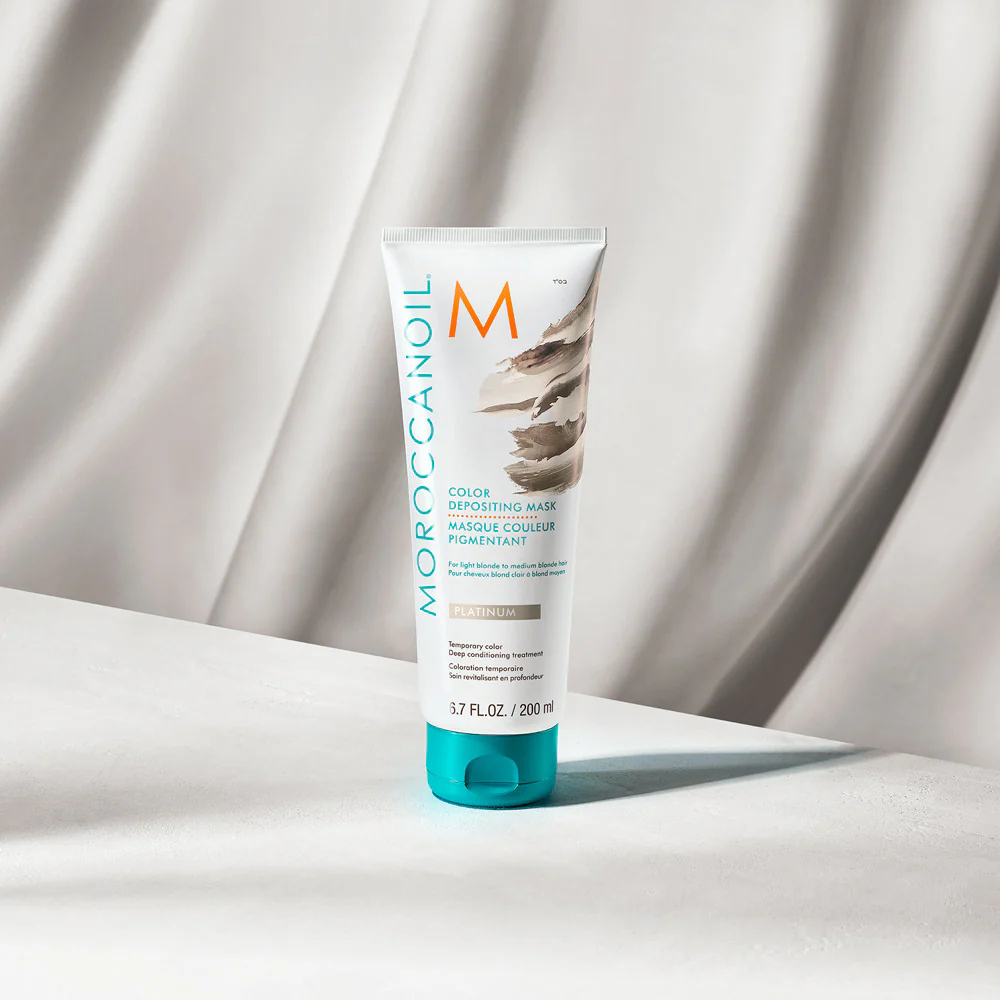 Moroccanoil Color Depositing Mask Platinum 200ml - maschera colorata platino - Image 5
