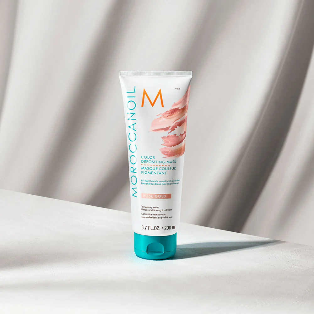 Moroccanoil Color Depositing Mask Rose Gold 200ml - maschera colorata oro rosa - Image 5