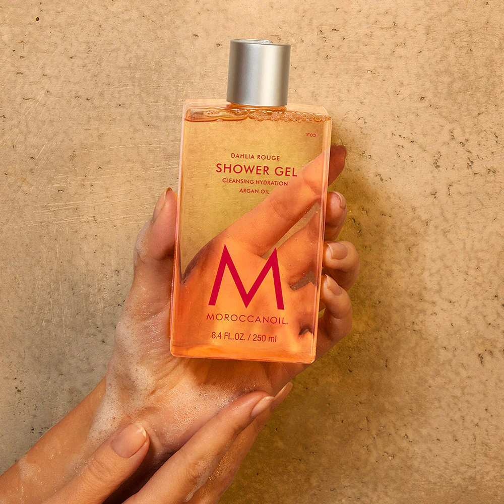 Moroccanoil Dahlia Rouge Shower Gel 250ml - bagnoschiuma idratante - Image 2