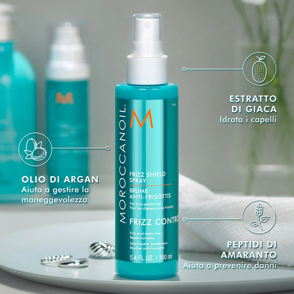 Moroccanoil Frizz Control Frizz Shield Spray 160ml  - spray termoprotettore - Image 3