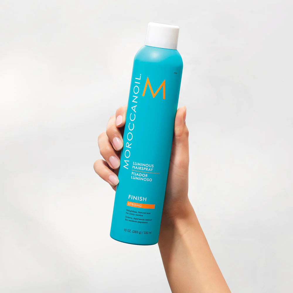 Moroccanoil Luminous Hairspray Finish Strong 330ml - lacca forte - Image 3