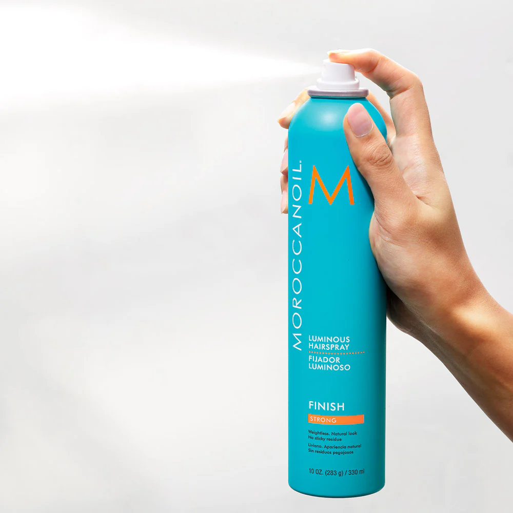 Moroccanoil Luminous Hairspray Finish Strong 330ml - lacca forte - Image 4