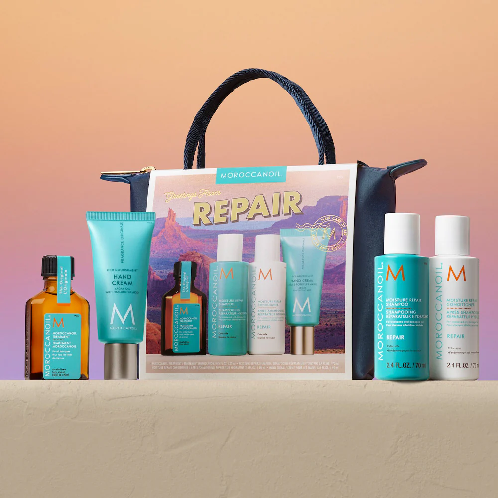 Moroccanoil Travel Kit 2026 Moisture Repair - cofanetto capelli danneggiati - Image 3